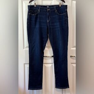 Gap Real Straight Dark Denim Jeans 14R